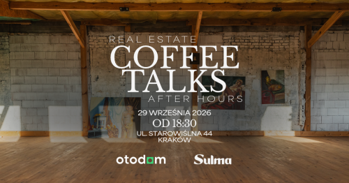 Real Estate Coffee Talks: After Hours | wieczorny networking dla pośredników nieruchomości