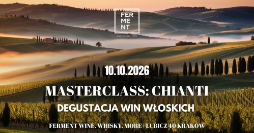 Masterclass Chainti - degustacja 5 win włoskich