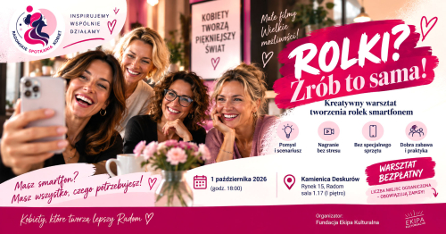 🎬 ROLKI? ZRÓB TO SAMA! Kreatywny warsztat tworzenia krótkich filmów smartfonem
