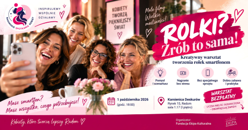 🎬 ROLKI? ZRÓB TO SAMA! Kreatywny warsztat tworzenia krótkich filmów smartfonem