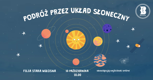"Podróż przez układ słoneczny" spotkanie dla rodzin w bibliotece w Starej Miłosnej