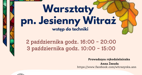 Jesienny witraż