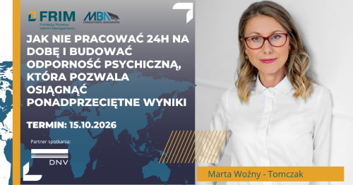 Jak nie pracować 24h na dobę i budować odporność psychiczną, która pozwala osiągać ponadprzeciętne wyniki