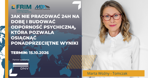 Jak nie pracować 24h na dobę i budować odporność psychiczną, która pozwala osiągać ponadprzeciętne wyniki