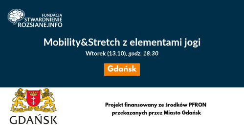 Mobility&Stretch z elementami jogi - zajęcia w Gdańsku dla osób z chorobami neurologicznymi (13.10.2026, godz. 18:30)
