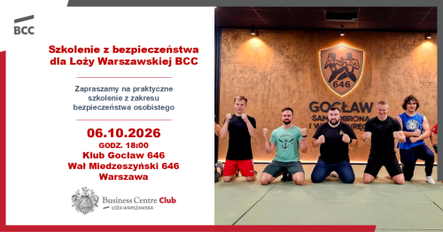 Szkolenie z bezpieczeństwa dla Członków Loży Warszawskiej BCC