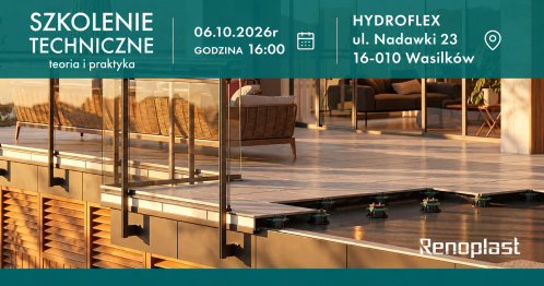 RENOPLAST i  HYDROFLEX - SZKOLENIE TECHNICZNE - teoria i praktyka