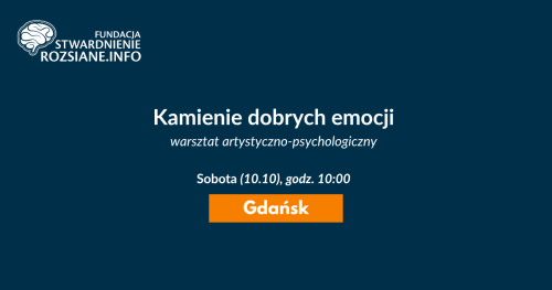 "Kamienie dobrych emocji" - warsztat artystyczno-psychologiczny w Światowy Dzień Zdrowia Psychicznego (Gdańsk, 10.10.2026, godz. 10:00)