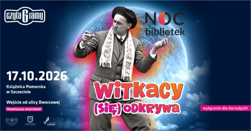 Noc Bibliotek z Witkacym. "Twój Witkacjusz, ukochany mężuś" - listy Witkacego do żony. Słuchowisko na żywo.