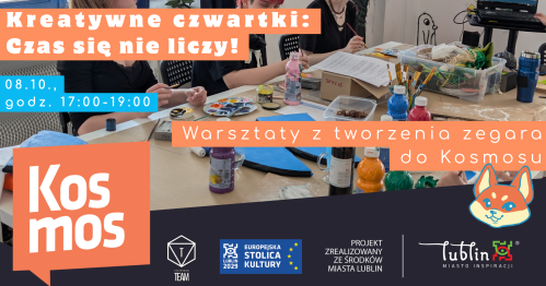 Kreatywne czwartki: Warsztaty z tworzenia zegara do Kosmosu