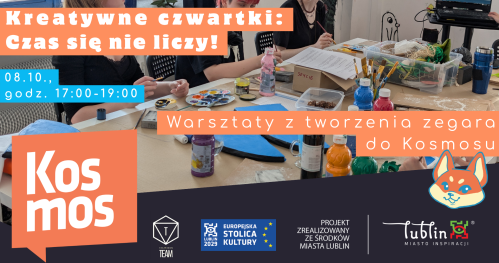 Kreatywne czwartki: Warsztaty z tworzenia zegara do Kosmosu