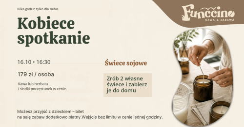 Kobiece spotkanie - świece sojowe