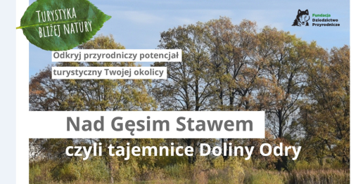 Turystyka bliżej natury / Nad Gęsim Stawem, czyli tajemnice Doliny Odry