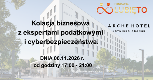 Kolacja biznesowa z ekspertami podatkowymi i cyberbezpieczeństwa.