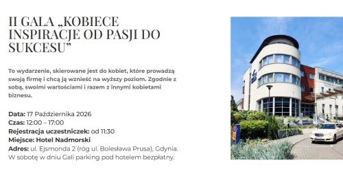II Gala "Kobiece Inspiracje - od pasji do sukcesu"