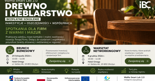 Brunch Biznesowy: finansowanie inwestycji i innowacji, efektywność energetyczna oraz prezentacje firm