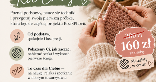 Koc Emocji - warsztaty z dziergania dla początkujących