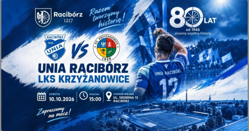 Unia Racibórz Seniorzy vs LKS Krzyżanowice - Mecz ligowy