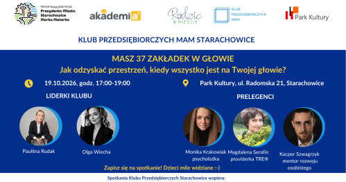 Klub Przedsiębiorczych Mam Starachowice - 19.10.2026