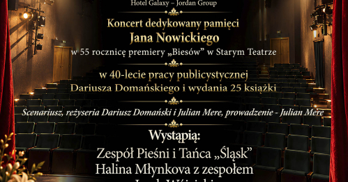 Koncert-Teatr Ludowy Kraków  na rzecz Stowarzyszenia-Krakowski Komitet Zwalczania Raka i  Fundacji "Mam Marzenie"