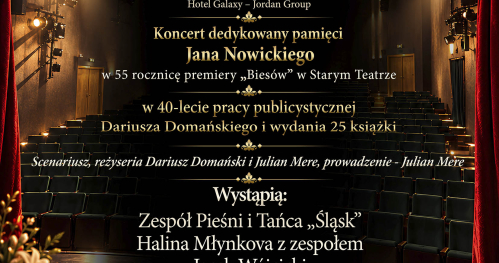 Koncert-Teatr Ludowy Kraków  na rzecz Stowarzyszenia-Krakowski Komitet Zwalczania Raka i  Fundacji "Mam Marzenie"
