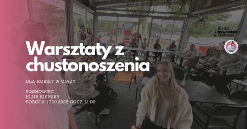 MUMMoc! W Sosnowcu: Warsztaty z chustonoszenia 17.10