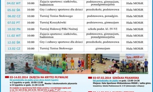 Ferie z MOSiR-em 2014