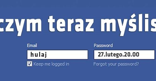 O czym teraz myślisz? HULAJ w Towarzyskiej