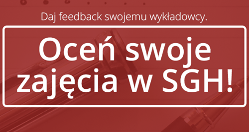 Oceń swojego wykładowcę
