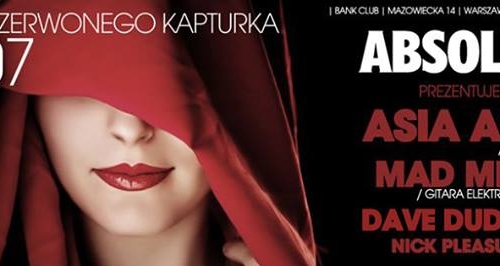 SOBOTA: DZIEŃ CZERWONEGO KAPTURKA /// ASIA ASH (vocal) / MAD MIKE (git) / DUDSON / NICK PLEASURE