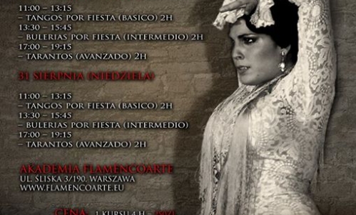 Warsztaty i koncert z Rocio Garcia (Malaga)