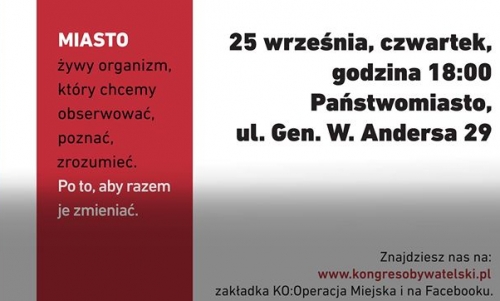 Czym jest dla mnie przestrzeń miejska?