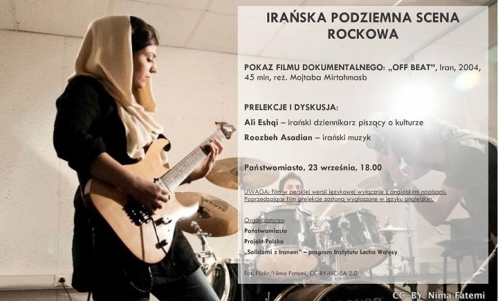 Irańska podziemna scena rockowa - pokaz filmu i dyskusja