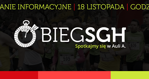 BIEG SGH - spotkanie informacyjne