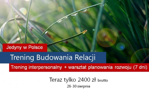 TRENING BUDOWANIA RELACJI