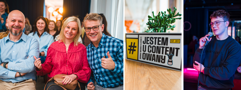 spotkania Czwartek SoMe w Poznaniu - zdjęcie publiczności i występujących